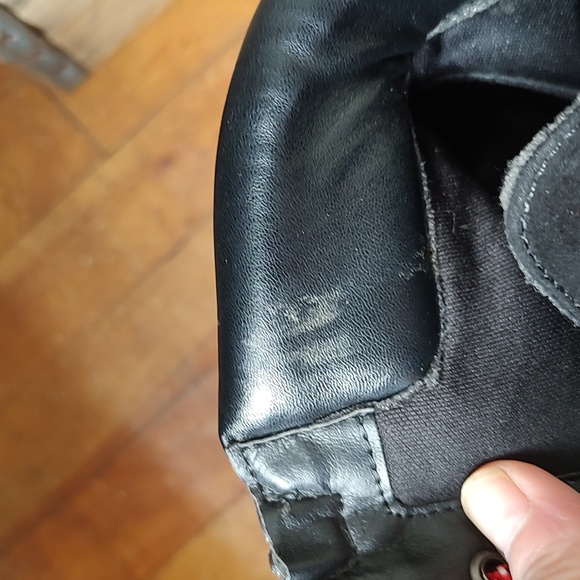 Upcycled! Fun Painted Rainbow Heel Chunky Vegan Booties Size 8 - Picture 14 of 14